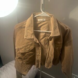 Cropped Corduroy Jacket